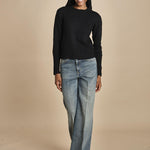d2501005 girocollo slim by milaura. d2501005 872 NERO milaura 