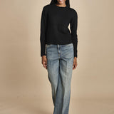 d2501005 girocollo slim by milaura. d2501005 872 NERO milaura 