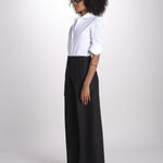 pantalone largo con nervature ORIANA 540 5033 quelledue 