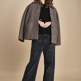 maglia girocollo con zip CESNIK NERO ba&sh 