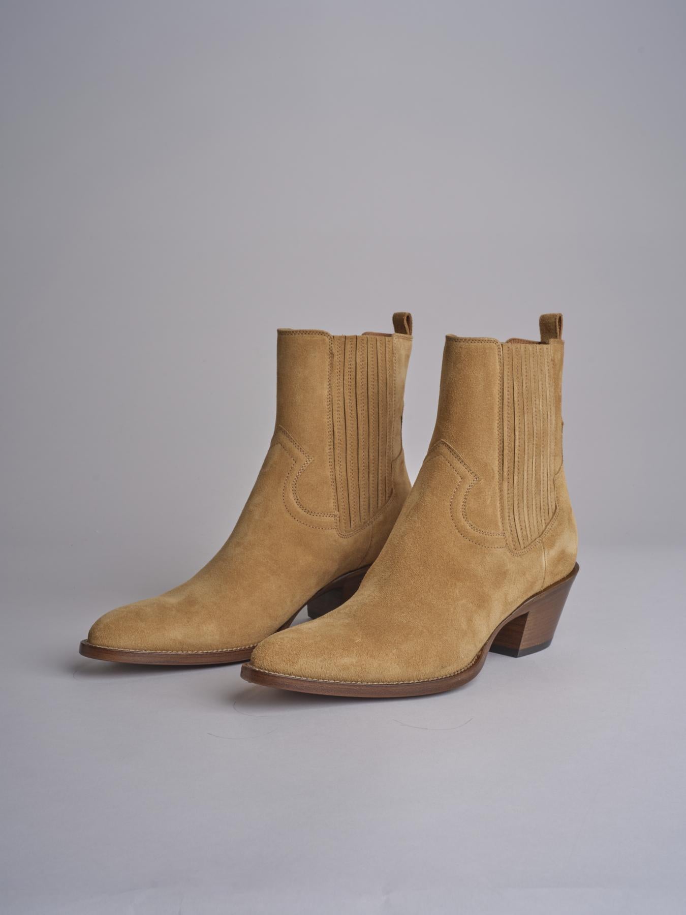 stivaletto texano B1019LI- DC RAME buttero 