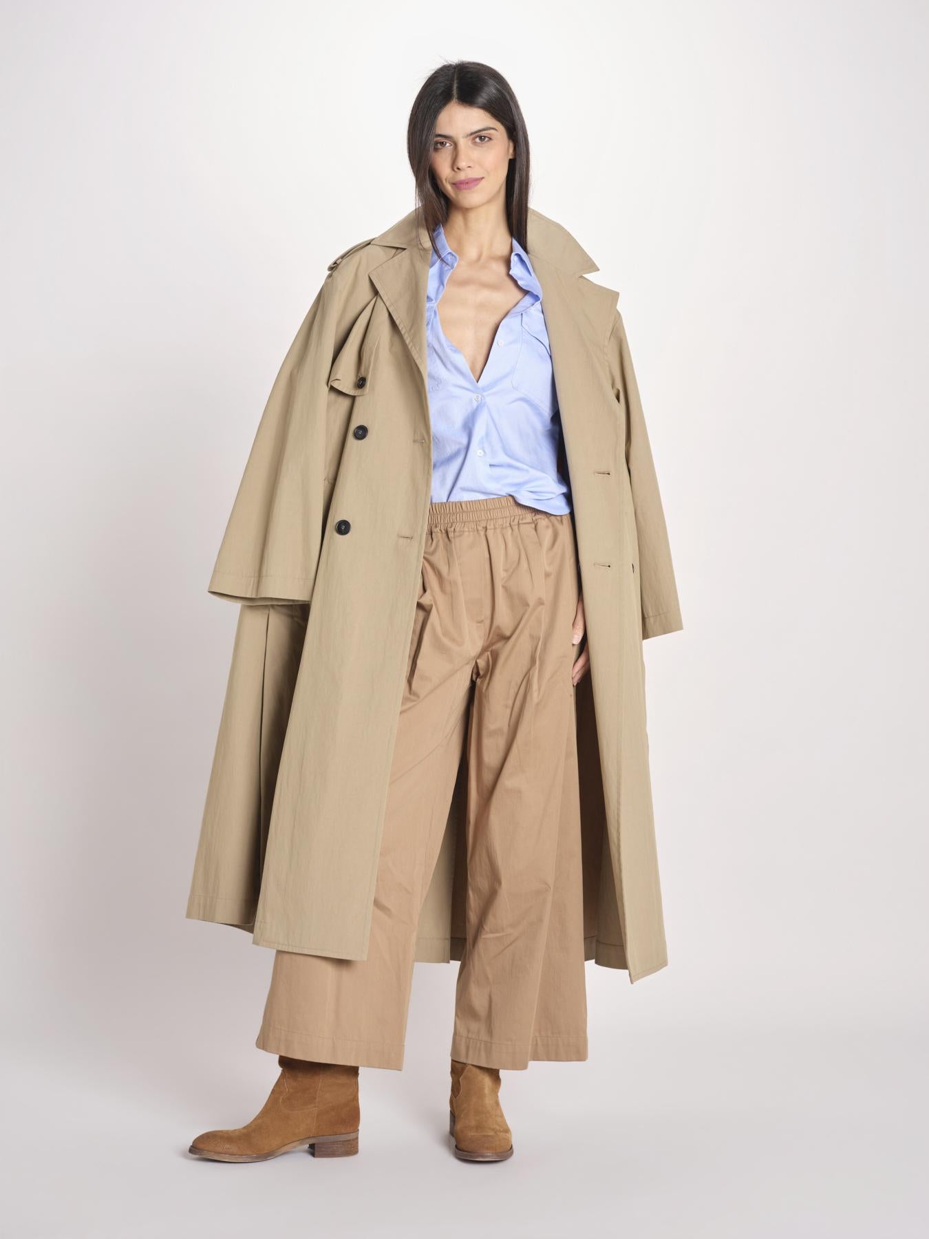 pantalone con elastico in popeline GOLFO 2615131102600 005 TERRA weekend maxmara 