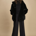 parka ecofur. SELENA NOIR giovanni paris 