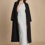 maxidress monospalla con manica a campana ALINA WHITE solace 