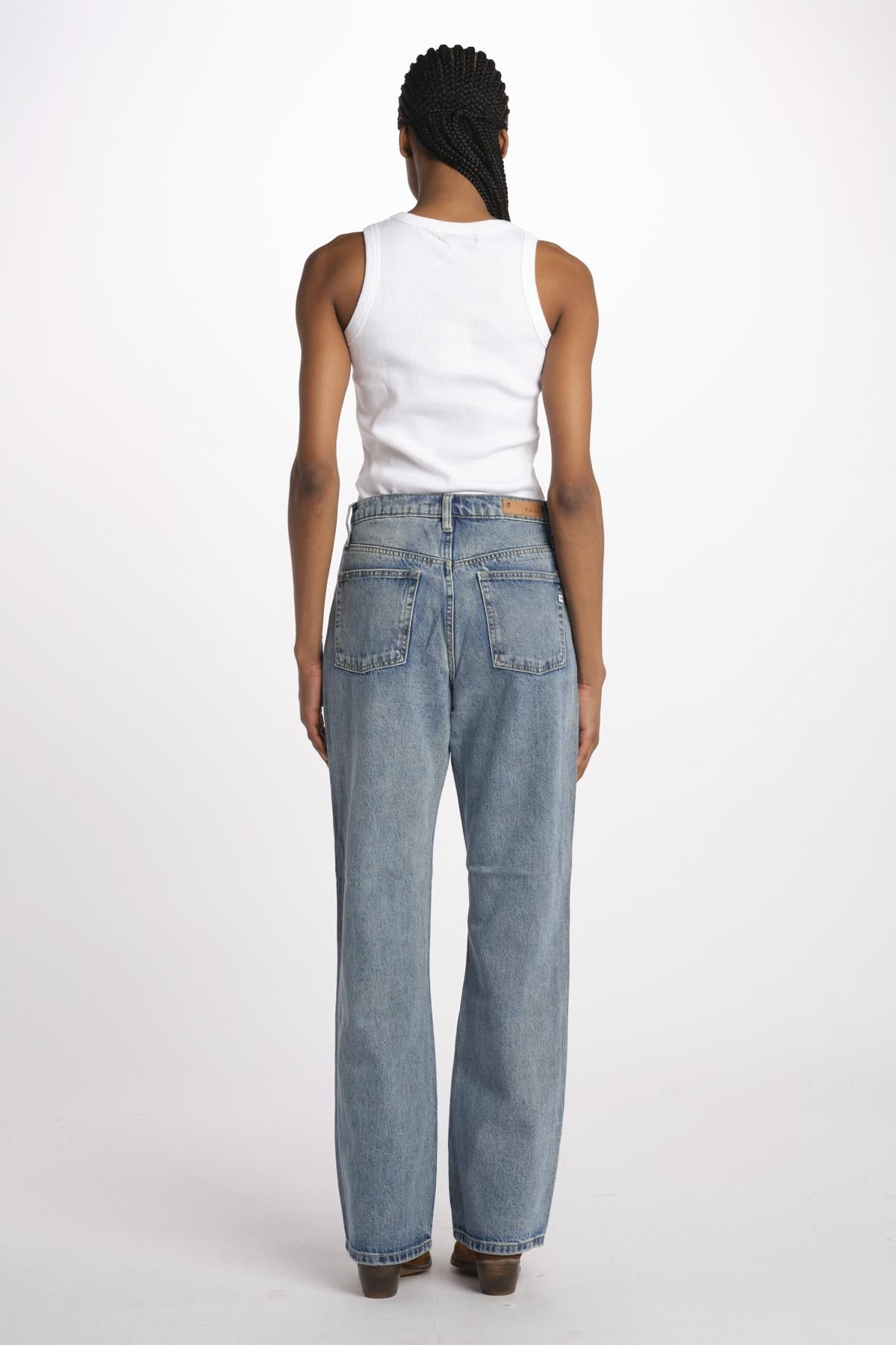 PAOLA jeans straight long by fam. PAOLA BLUE fam 