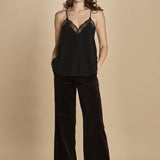 top con spalline sottili. WWCR01313 BLACK zadig & voltaire 