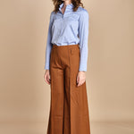pantalone over con nervature in gabardine ORIANA 540339 26 quelledue 