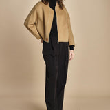 bomber in panno double BWELFRETF5 CAMEL bombers original 