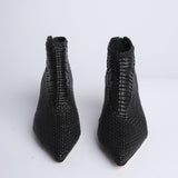 Stivaletto intrecciato 9506 NERO milaura 