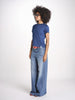 t-shirt girocollo manica corta in cotone organico
