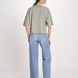 t-shirt over VOSS61 T1473_PS26 721 OXYD GREY bellerose 