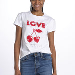 Walk bc concert cherry love JWTS02684 WHITE zadig & voltaire 