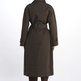 Trench lungo con cintura INNIS1562 MOSSBLACK studio nicholson 