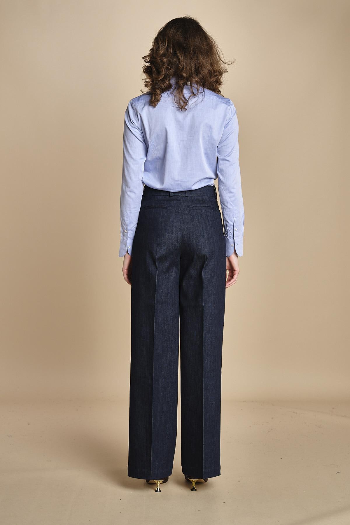 denim con pinces MAFALdA T 357170 15 quelledue 