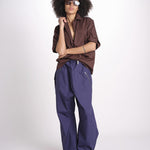 pantalone zip over in nylon PACK EBONY sofie d'hoore 