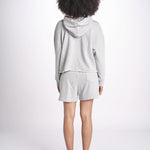 felpa con cappuccio EDGE03.07 80 GREY MEL. merz b 