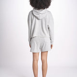 felpa con cappuccio EDGE03.07 80 GREY MEL. merz b 