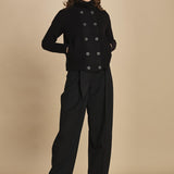 Giubbottino doppiopetto D2300698 NERO milaura 