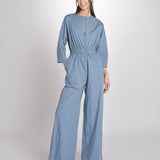 tuta con zip A17P05 STORM BLU martin grant 