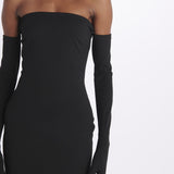  TULLIAMAXIDRESS BLACK solace 