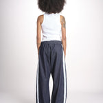 denim con coulisse e bande MILVA C44D DENIMBLU milaura 