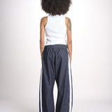 denim con coulisse e bande MILVA C44D DENIMBLU milaura 