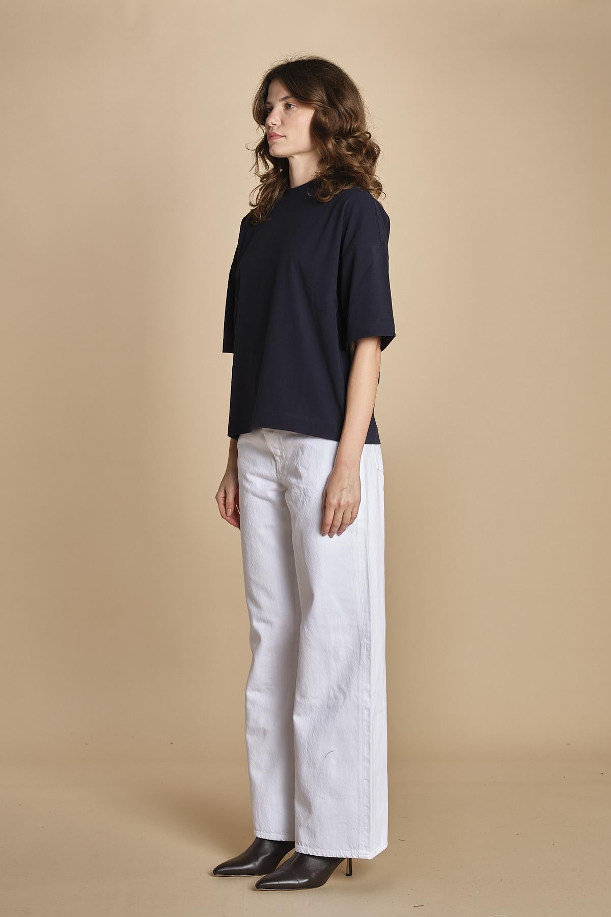 t-shirt girocollo manica corta 3712 851 circolo 1901 