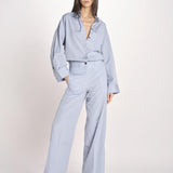 camicia maschile in popeline AMANDA AMD20 CELESTE nine in the morning 