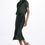 Gonna pareo con rouches MOD.2258 VERDE aspesi 
