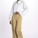 Pantaloni con tasche JK PANT CAMEL jejia 