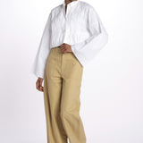 Pantaloni con tasche JK PANT CAMEL jejia 