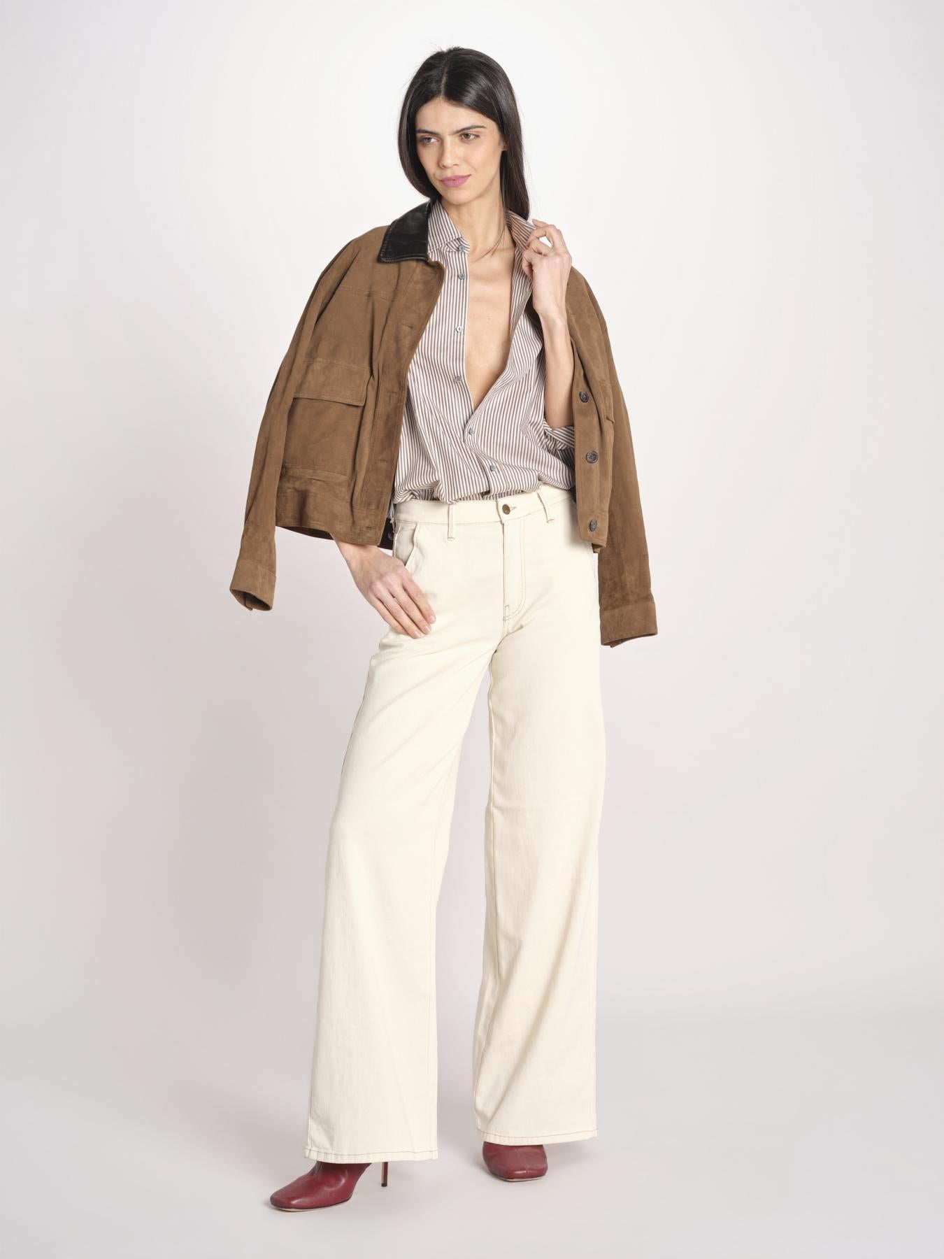 panralone in gabardine LILY XD03 901 AVORIO ps don't forget me 
