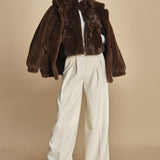 gilet in ecofur. GABI MARRON giovanni paris 
