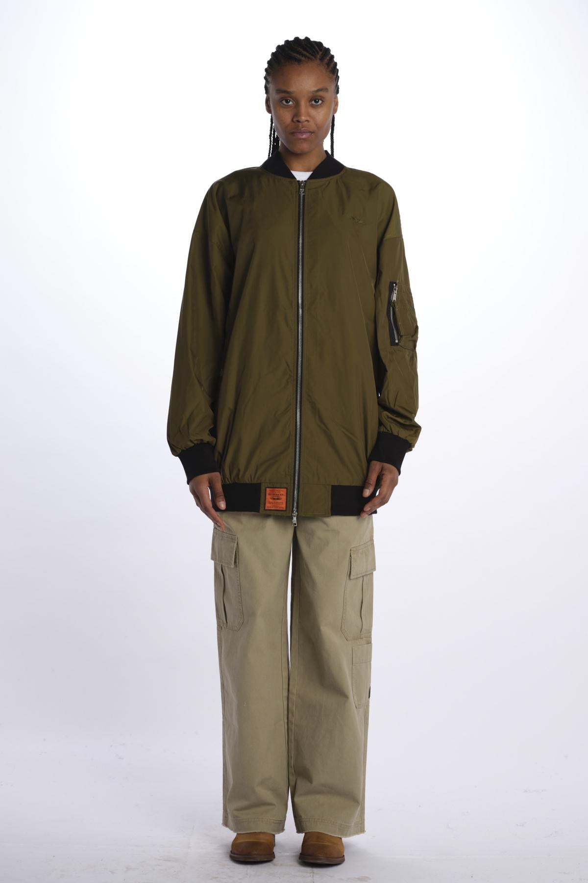 Bomber lungo unnsex MA204 KHAKI bombers original 