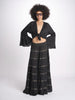 gonna lunga in lurex gessato