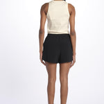 Shorts con coulisse 40810-412 NERO federica tosi 