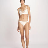 reggiseno triangolo in satin con pizzo LOVE LACE L1001005 OFF WHITE 180 love stories 