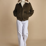 bomber in tessuto AIRGUARD KHAKI schott 