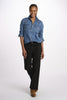 Denim LINDY combo tight cropped