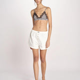 boxer in popeline JAMES L25103105 WHITE 180 love stories 