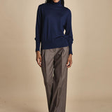 dolcevita over in lana merinos MIL LAU5 E21210 BLU milaura 
