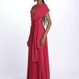 ALLUIM DRESS abito lungo ALLIUM RED nash 