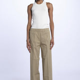 Pantalone PENSIL cotone con elastico PENSIL KHAKI true avenue 