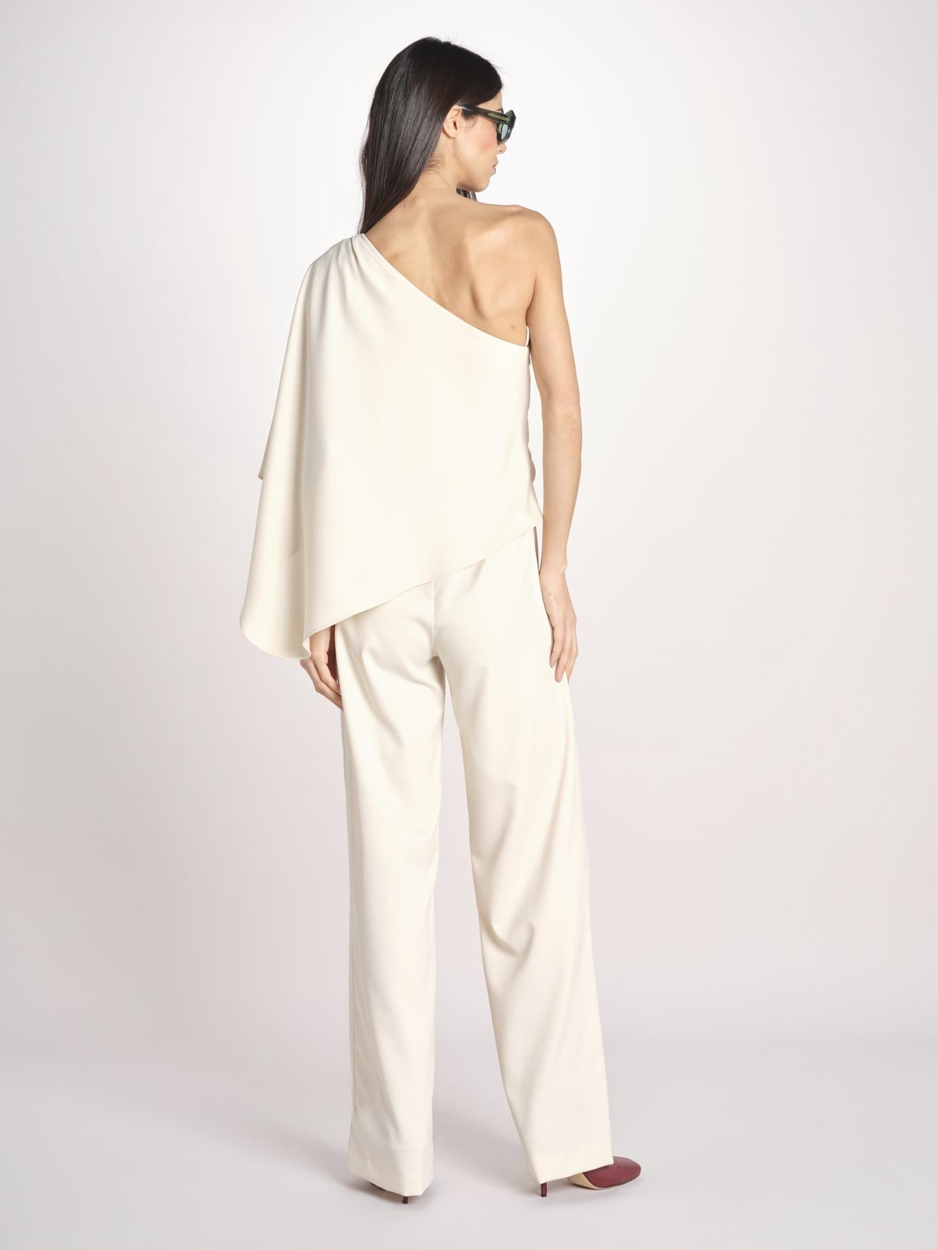 tuta asimmetrica RIO S26-142 004 IVORY oscar 