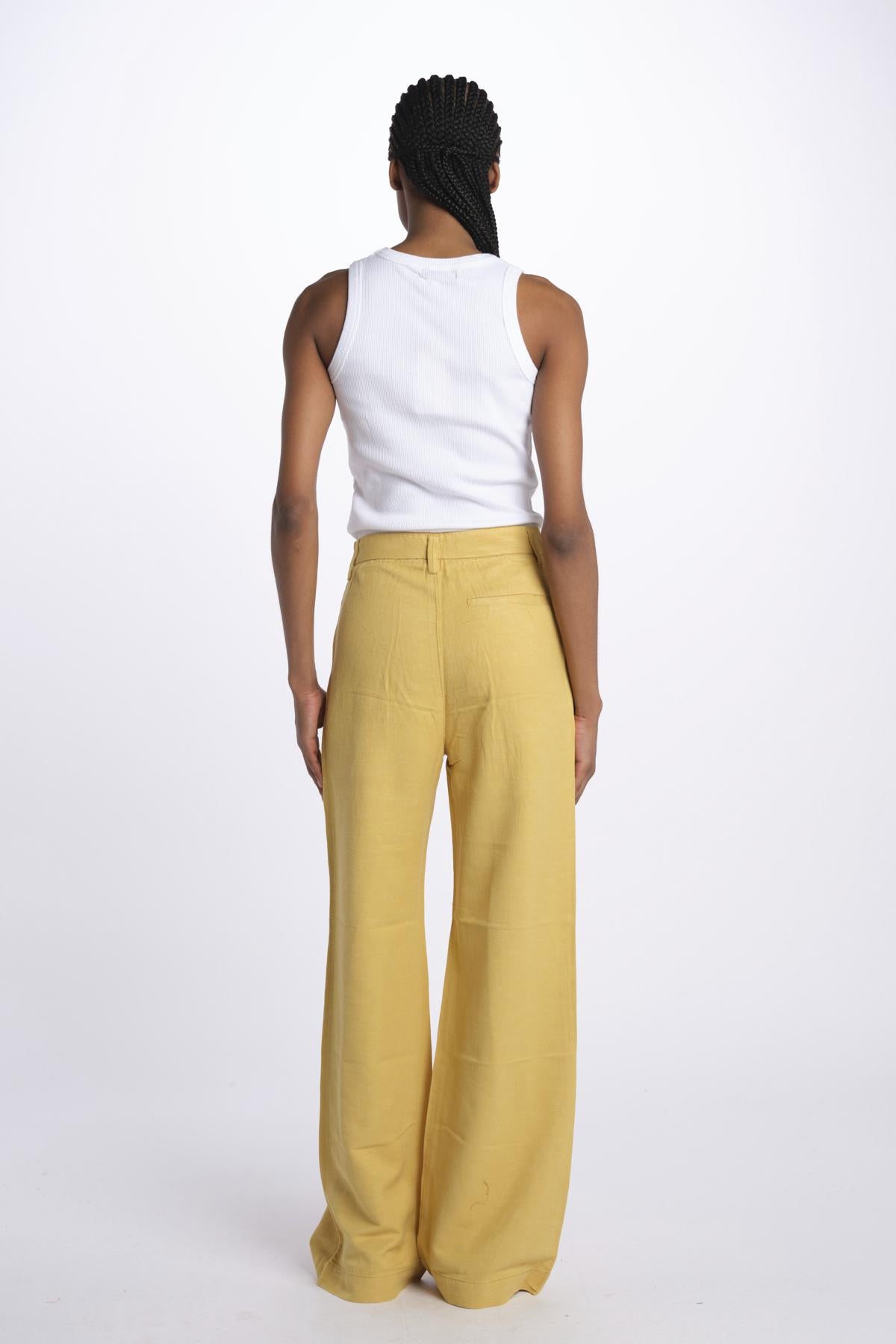 FLEURE denim flare fl 99 wf by fam. FLEURE MUSTARD fam 