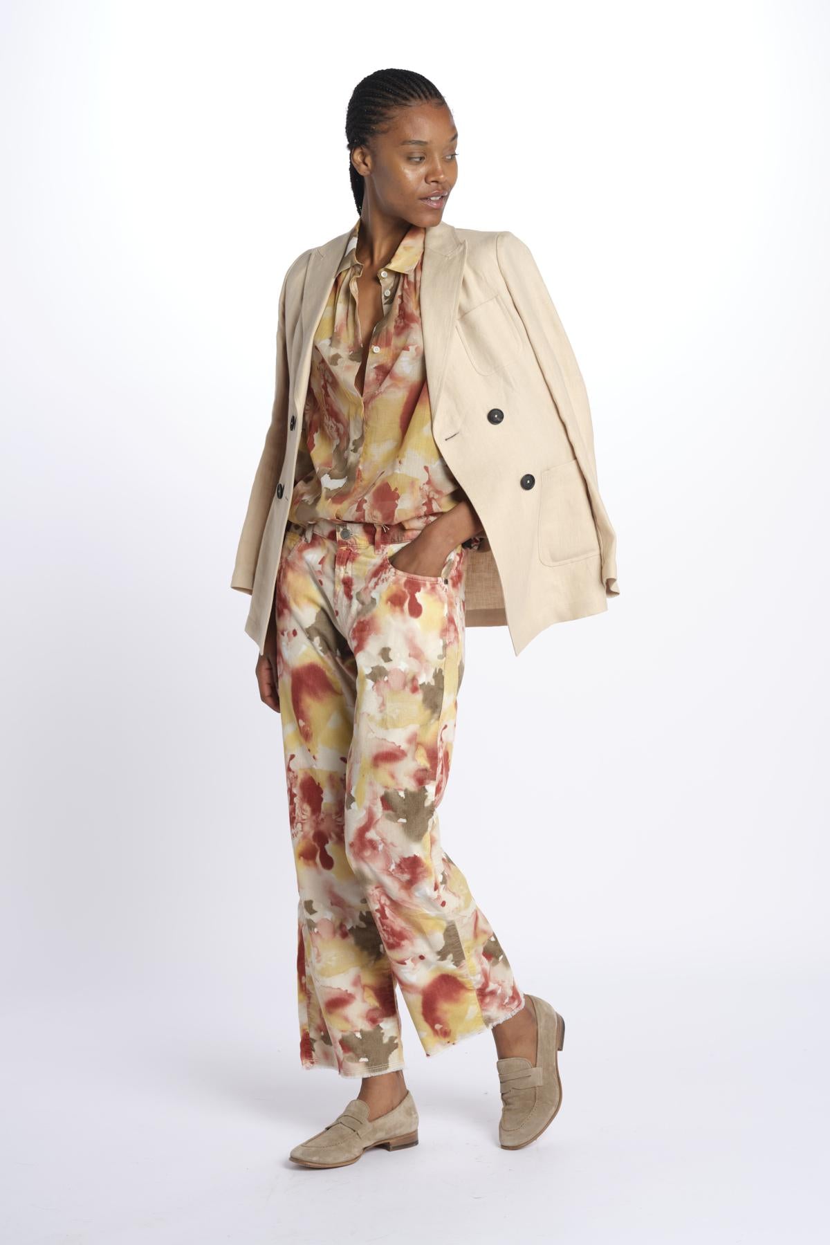 LOKY camicia con macchie M27DOLOKYT4683 S338 massimo alba 
