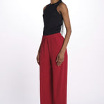 Pantalone con elastico 40805-412 LAMPONE federica tosi 