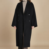 CLARA cappotto doppiopetto IO1111105 MC2163 PINSTRIPE ivy oak 
