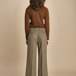 pantalone cropped con risvolto MELODIA 652923 19 quelledue 
