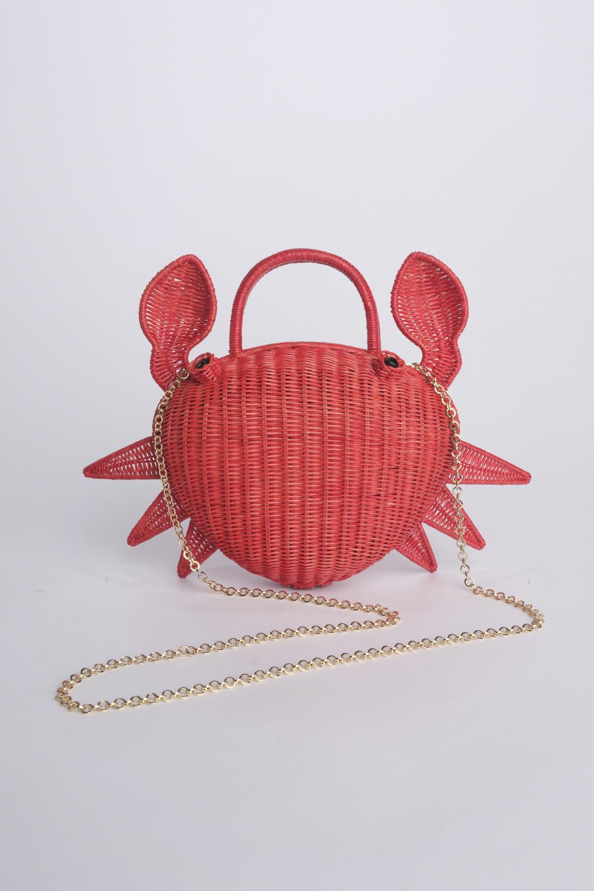 Borsa granchio 12789 JHON CRAB RED serpui 